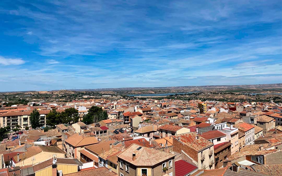 Vista panorámica de Caspe./ S.F.