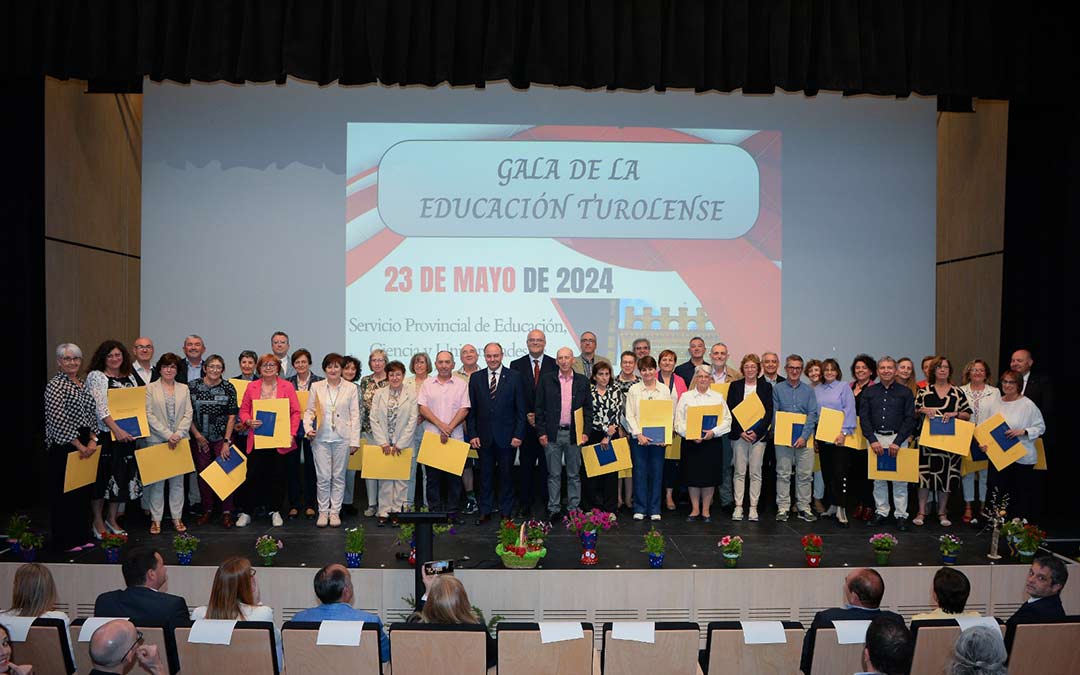 Gala provincial de Educación este jueves en la capital turolense./DGA