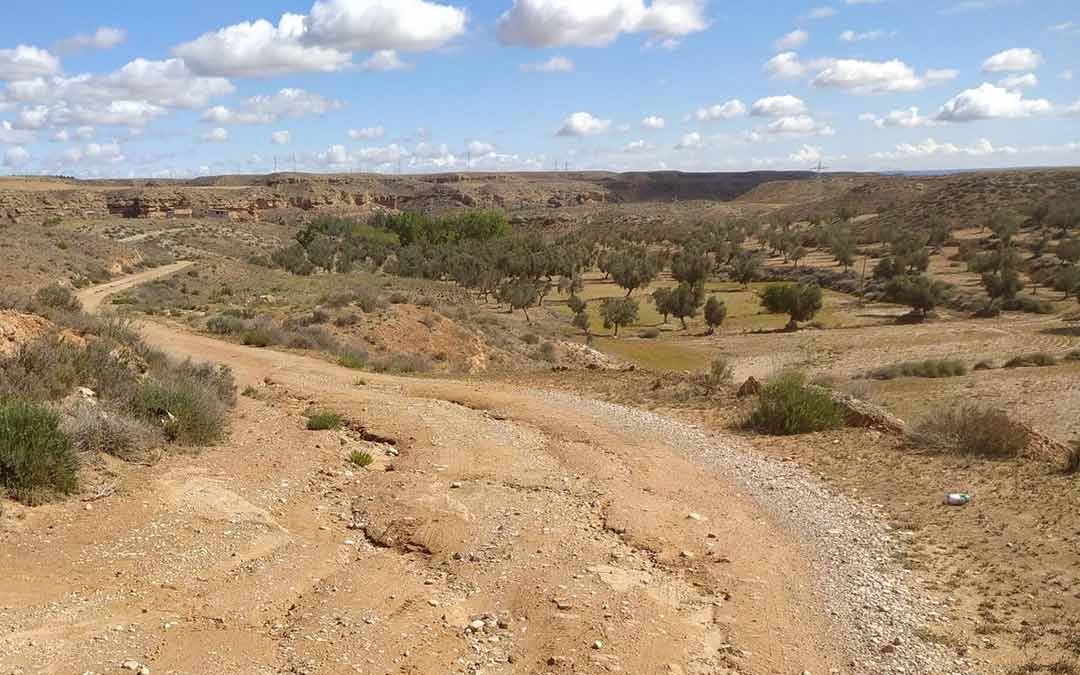 Caminos inspeccionados en Híjar por la DPT./DPT