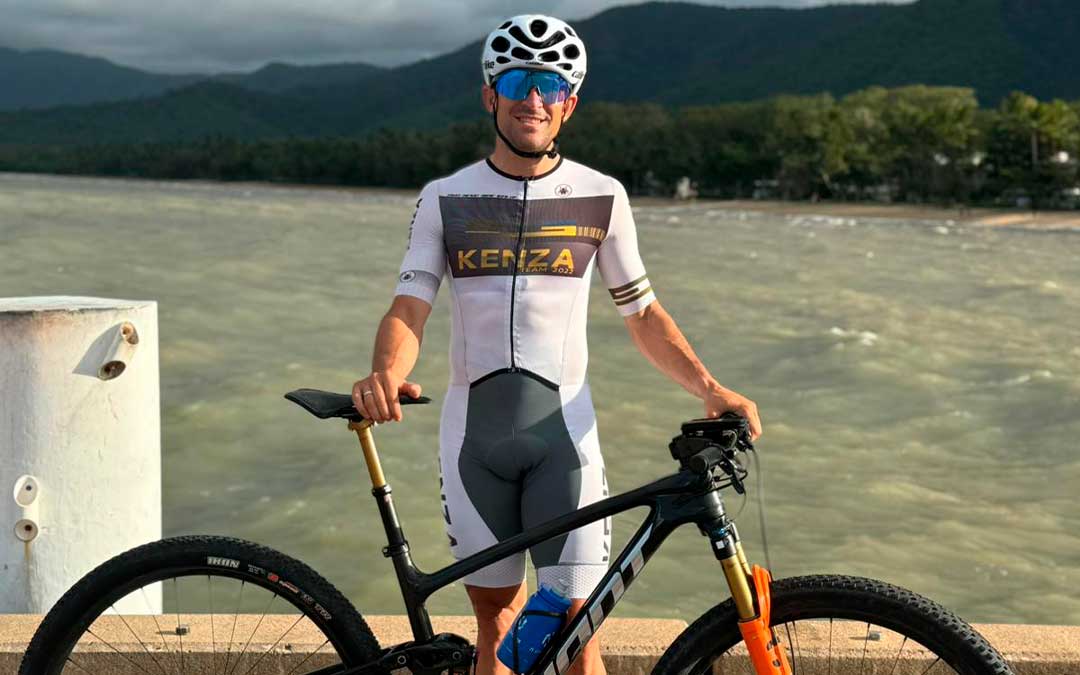 Iván Romero, esta semana, en Australia. / I.R.