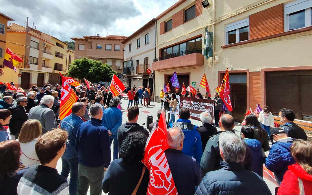 Imagen de archivo de la manifestación por el uno de mayo, Día del Trabajador, el año pasado en Andorra./CCOO