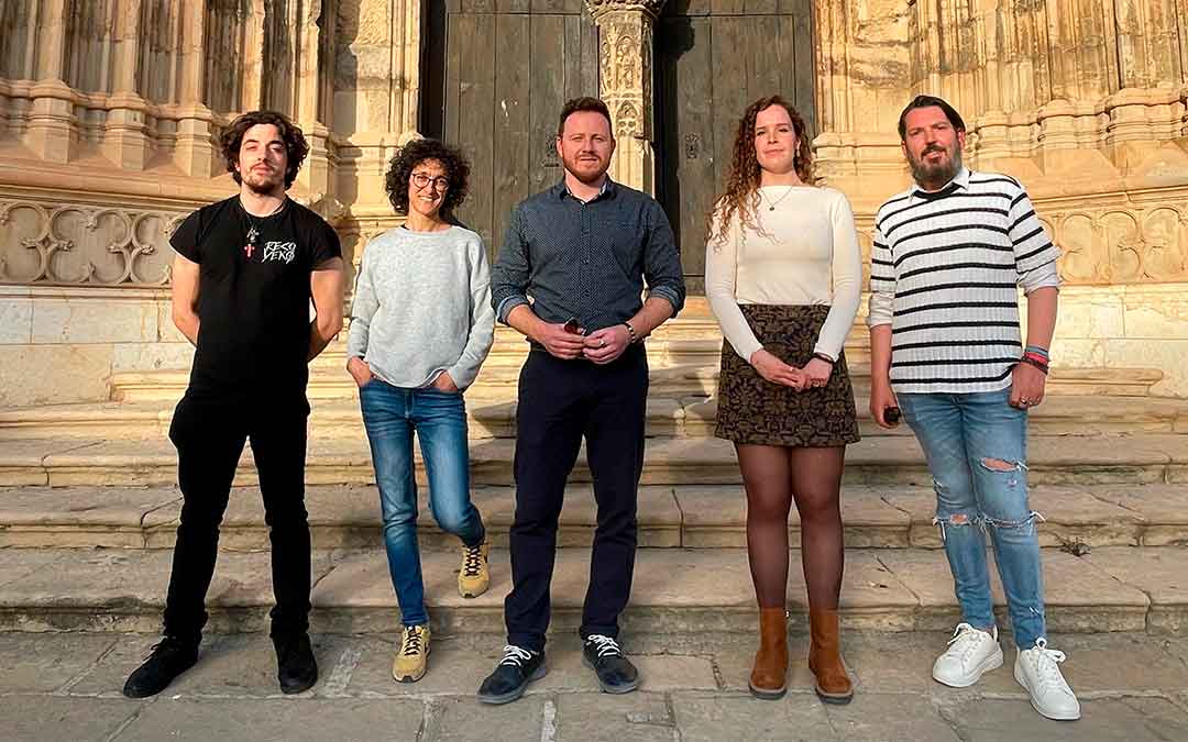 (De izda. a dcha.) Daniel Hernández, Lydia Vera, Darío Español, Alicia Felipe y Pedro Palacios./ S.F.
