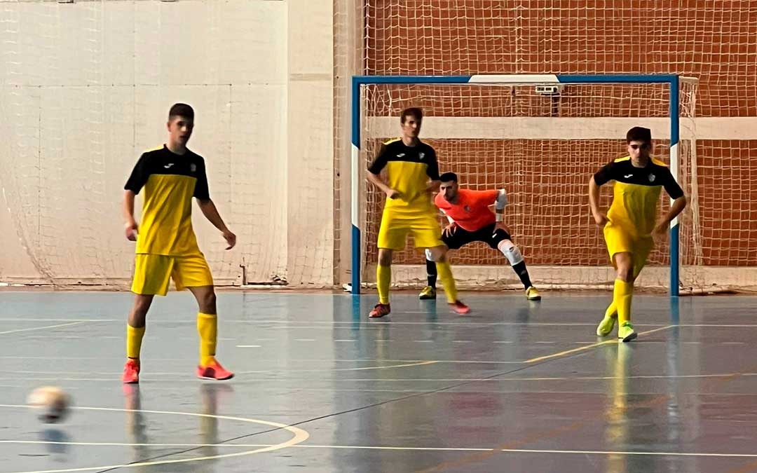 Instante del partido entre Boca Híjar y el Zafán F.S. este fin de semana./ Boca Híjar.