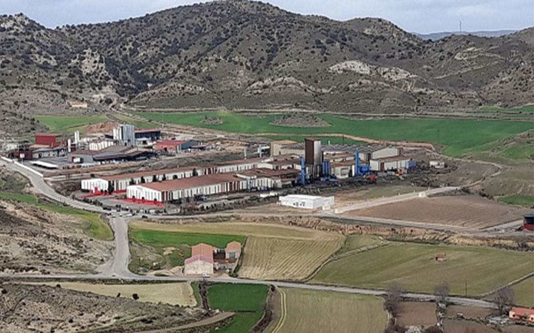 Imagen aérea del polígono Los Llanos de Utrillas que prevé ampliarse y generar más puestos de empleo. / Ayto