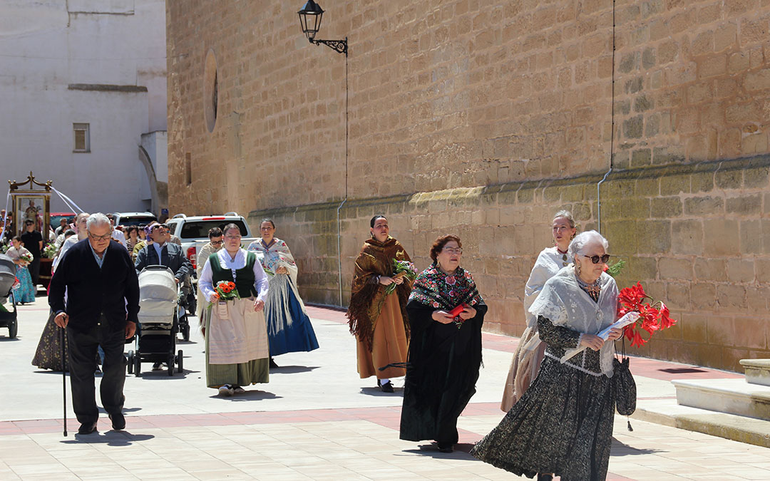 Procesión con Santa Quiteria en su día. / B. Severino