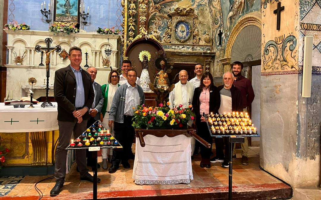 La procesión también contó con presencia institucional con ediles de los cuatro pueblos y el presidente comarcal./ Ayto. Bordón