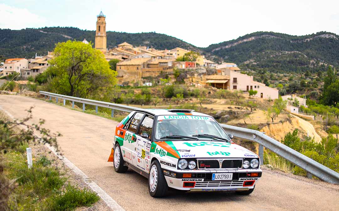 El Rally Bajo Aragón recorrió tres tramos: destiero de Calanda, Belmonte y Valdealgorfa./Circuito Guadalope
