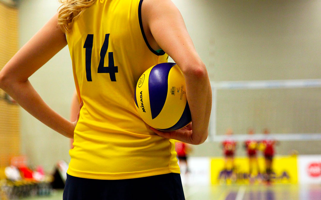 Imagen de archivo de una jugadora de voleibol./DPT