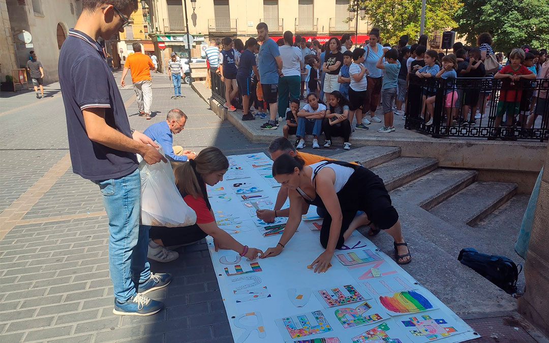 Actividad colegios y Ayuntamiento por el Día Mundial del medioambiente./ Ayto. Caspe