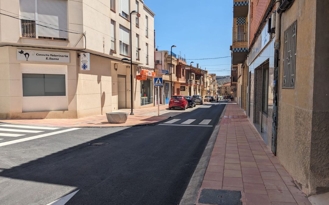 Aspecto tras las obras de la calle La Loma de Andorra./ Ayto. de Andorra.