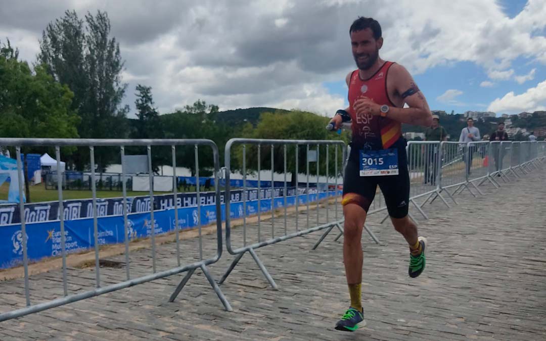 Carlos Jávega en el Campeonato de Europa de Duatlón. / Carlos Jávega