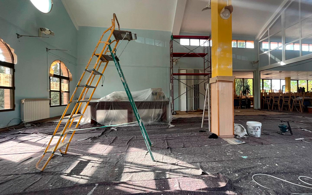 Obras en el Hogar de Personas Mayores de Andorra./L.C.