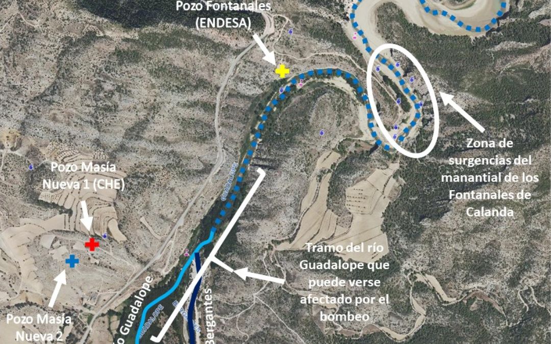 Mapa de la actuación prevista./ CHE.