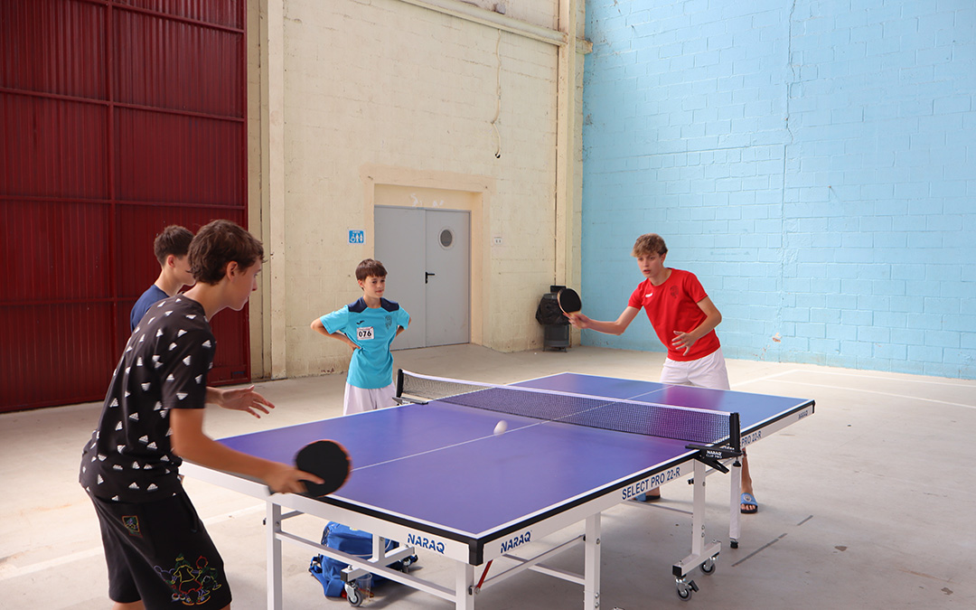 Se podía jugar al tenis de mesa. / A.Z