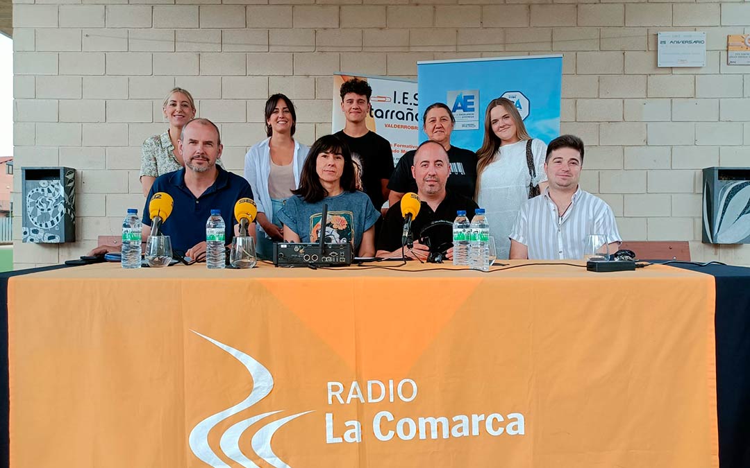 Programa especial emitido ese jueves desde el IES Matarraña de Valderrobres./RLC