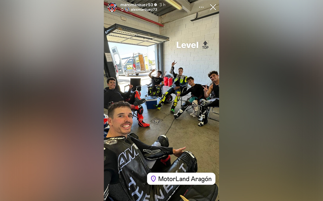 Imagen publicada en las redes sociales de Marc Márquez./ L.C.