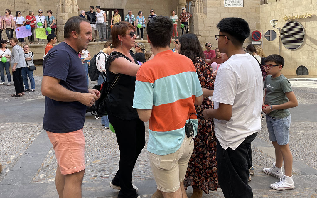 'Making of' de la grabación de Jotalent en Alcañiz para apoyar a Iris Pérez./ María Celiméndiz