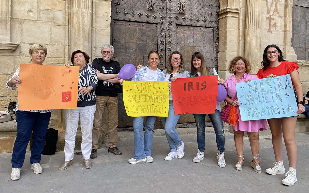'Making of' de la grabación de Jotalent en Alcañiz para apoyar a Iris Pérez./ María Celiméndiz