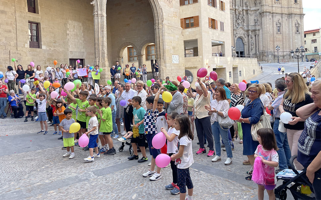'Making of' de la grabación de Jotalent en Alcañiz para apoyar a Iris Pérez./ María Celiméndiz