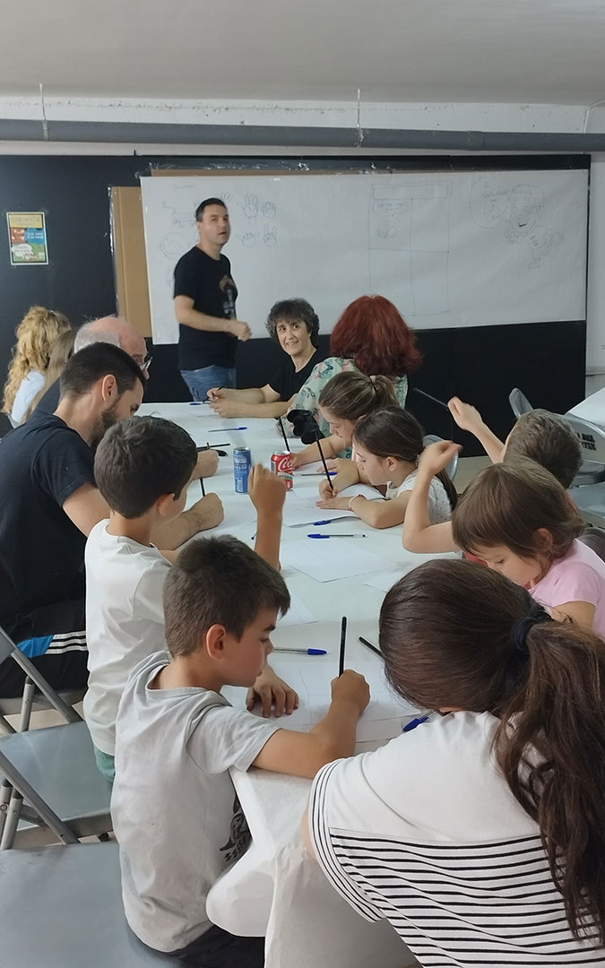 Taller de cómic para niños y adultos de la mano de la Asociación Malavida. / Asociación Cultural Jatiel
