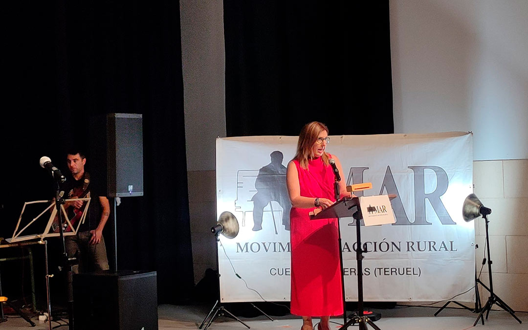 Lola Oriol, presentadora de la gala./I.M.