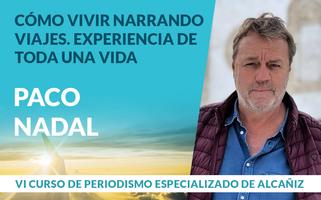El periodista Paco Nadal será el primer ponente del Curso del Periodismo de Alcañiz./ L.C.