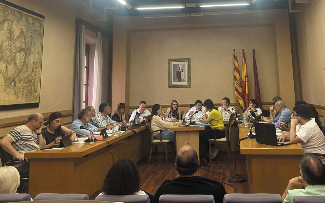 Sesión del pleno ordinario de Alcañiz el pasado lunes 3 de junio./ M.M.R