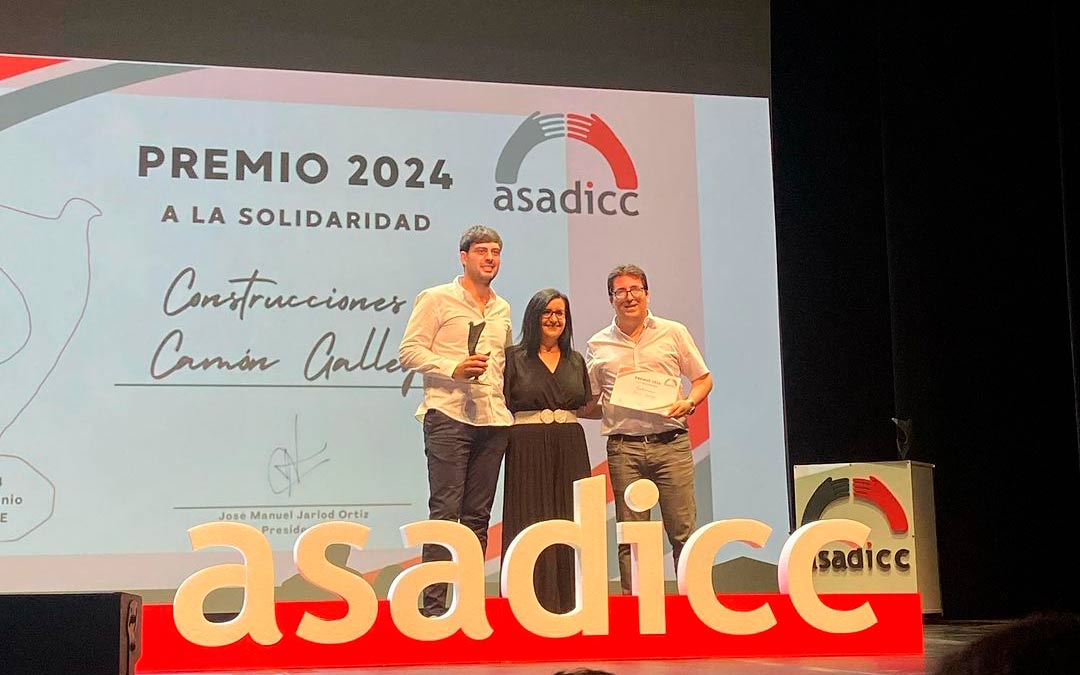 Premio a la Solidaridad para Construcciones Camón Gallego./S. Fondevilla
