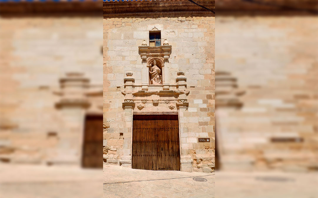 Imagen de la fachada que se ha restaurado./ Ayto Molinos