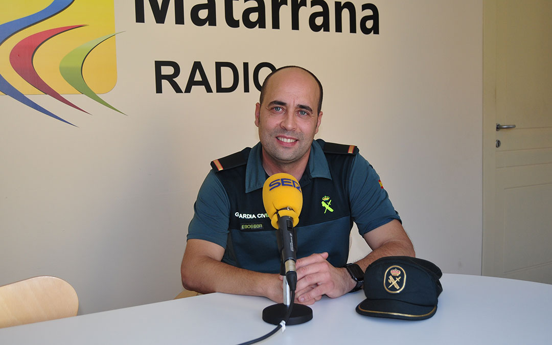 El Cabo 1º del puesto de Valdealgorfa, agente Sergio Cabrera./ J.L.