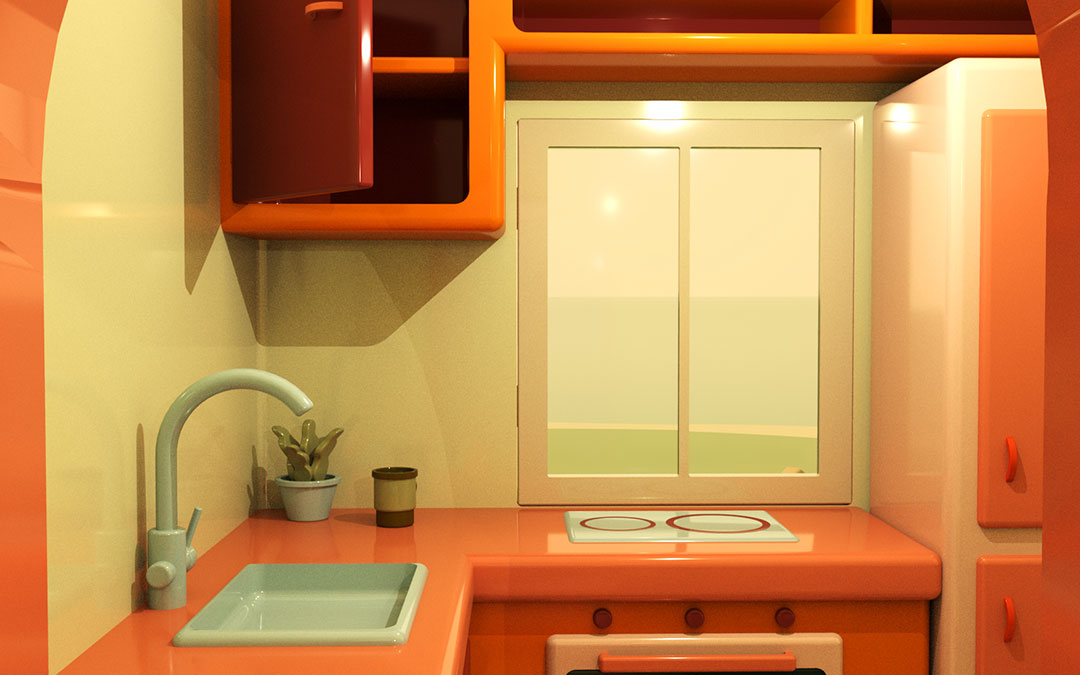 Un detalle de 'The Island House', su Trabajo Final de Grado de Gráfica Audiovisual, que fue seleccionado en los premios Selected de Bilbao. / Lucía Lizana