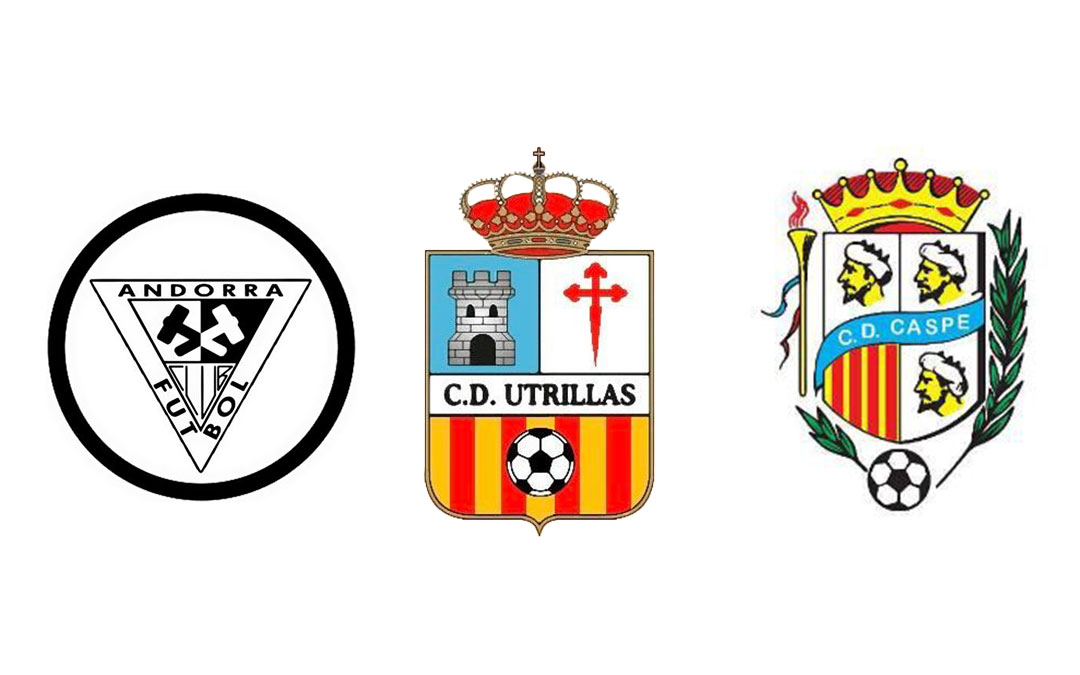 Los tres equipos que jugarán este año la Tercera RFEF./ A.G.