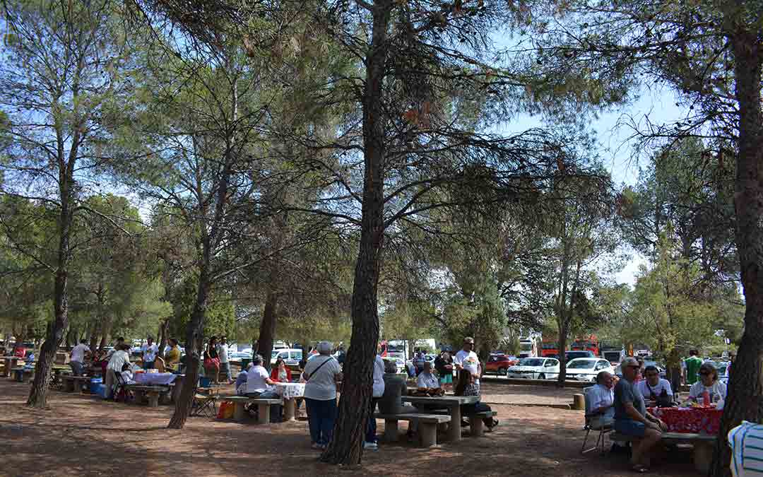 Asada para concluir los actos de todo el fin de semana./I.M.