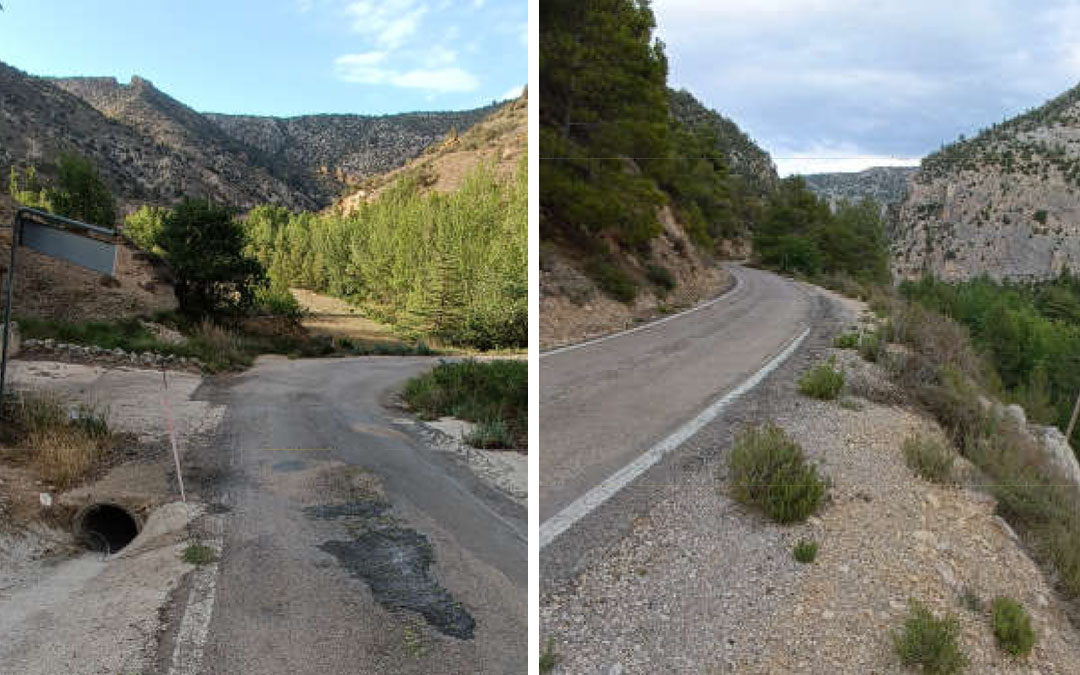 Situación de la carretera de Montoro donde se solicita intervención./ Asociación para el desarrollo de Montoro de Mezquita
