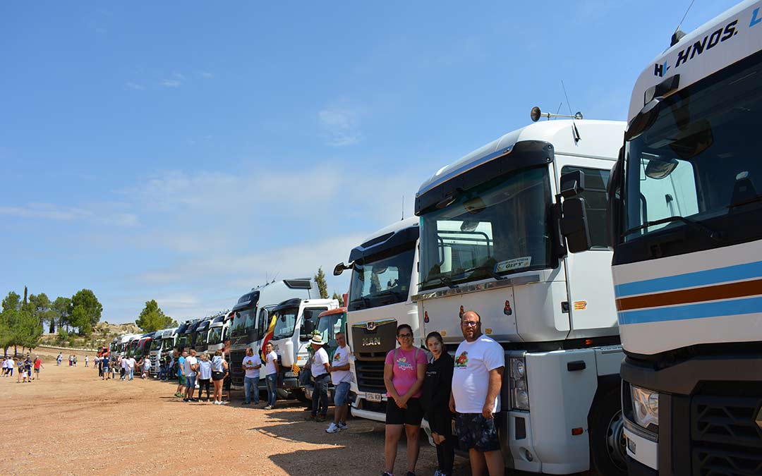 Amplia asistencia para celebrar el día de San Cristóbal en Alcañiz./I.M.