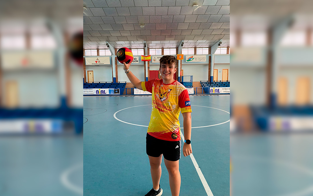 Pablo Balaguer, jugador caspolino en sub-18./ Carlos Fuster