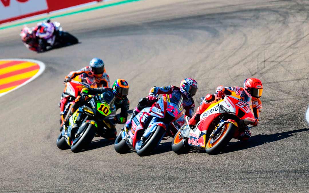 Imagen del Sacacorchos en MotoGP 2022 en Motorland Aragón./ Motorland