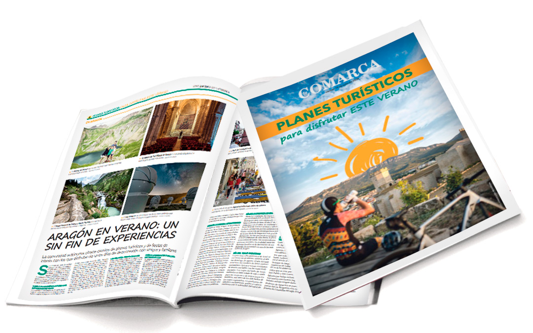 Portada del suplemento especial editado por La COMARCA con 40 páginas llenas de experiencias y planes para realizar en el territorio y en Aragón. / La COMARCA