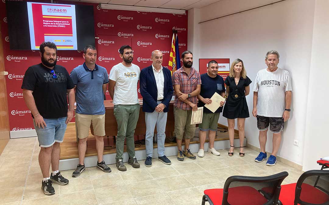 Rueda de prensa celebrada este jueves sobre el Programa Integral para la Mejora de la Empleabilidad y la Inserción (PIMEI)./Cámara de Comercio