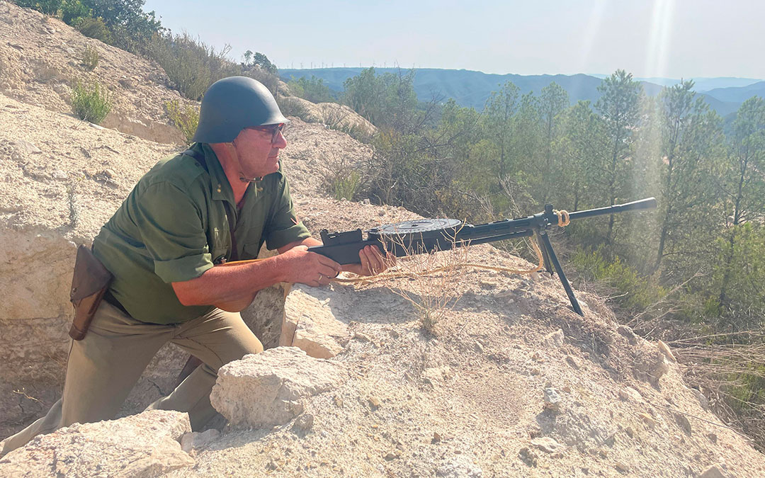 Entre las armas había fusiles, bayestas o granadas./ S.F.