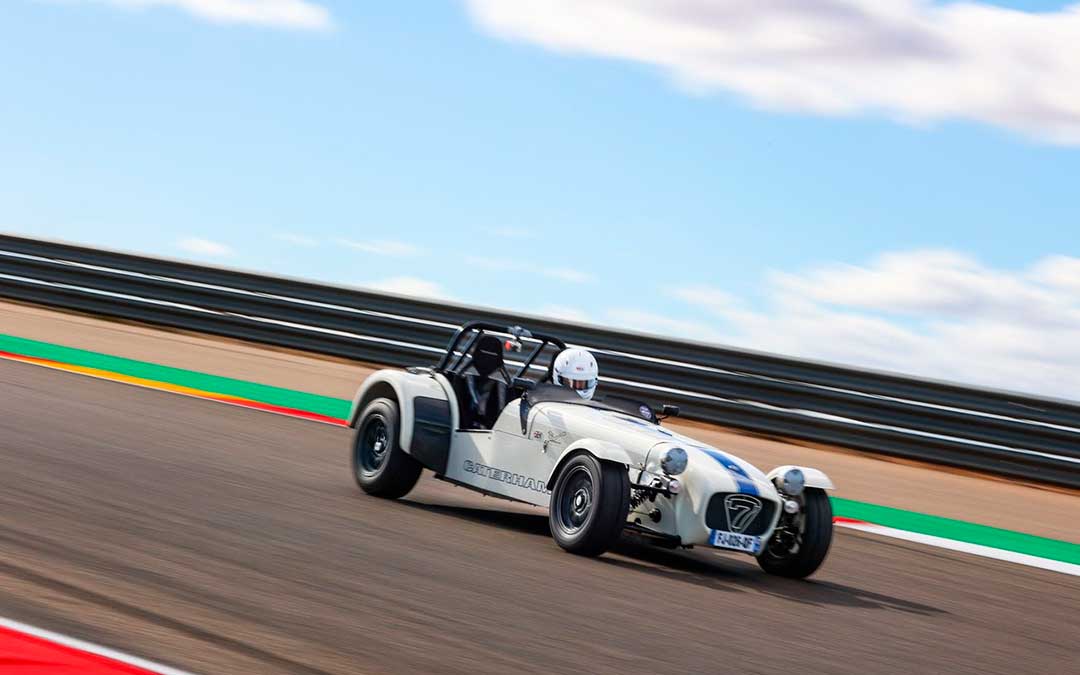 Los Caterham competirán por primera vez en el Trofeo de Velocidad./ Motorland