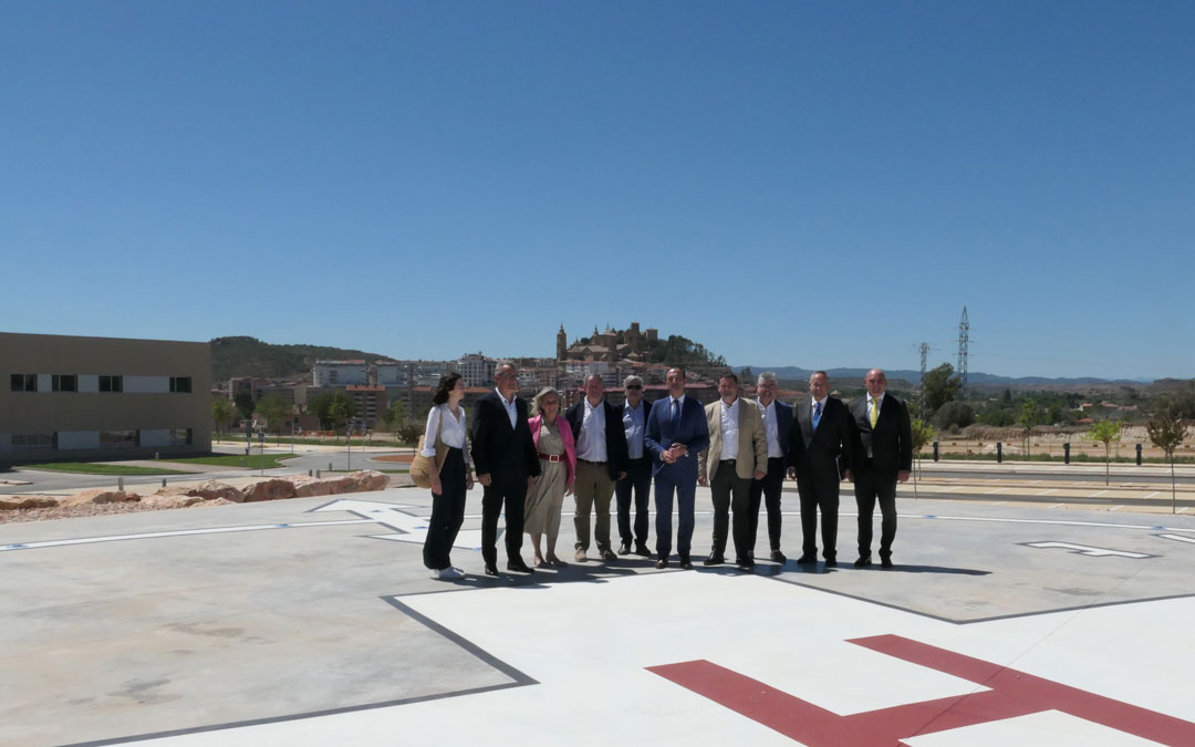 Visita del consejero de Sanidad, José Luis Bancalero, al Hospital de Alcañiz./ M.M.R.
