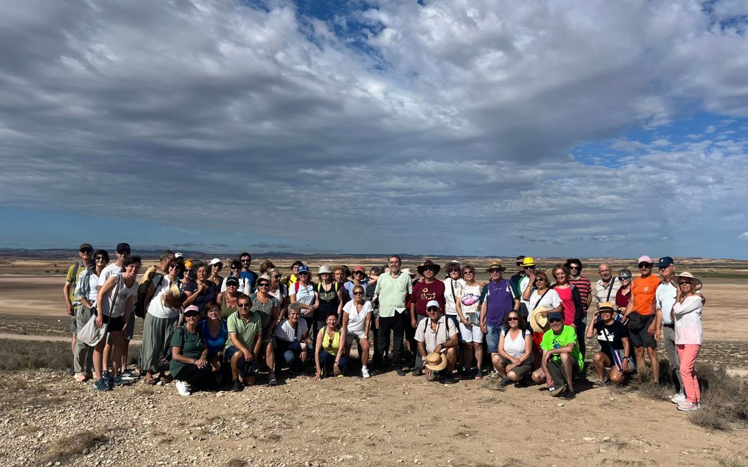 Participantes en la primera visita de las VIII Jornadas de Divulgación y Defensa del Patrimonio Geológico Turolense./ C.O.