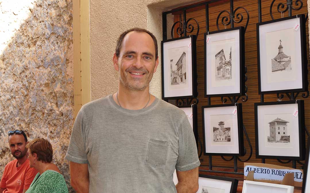 El calaceitano y dibujante, Alberto Rodríguez./ J.L.