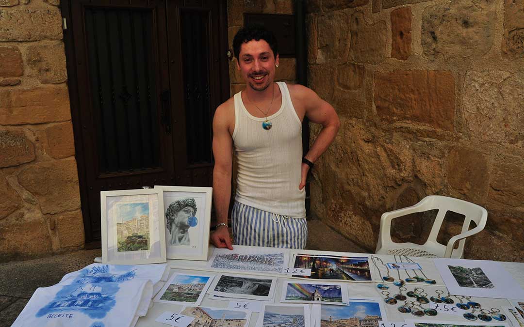 El peñarrogino Óscar Blanch en Beseit Art./ J.l.