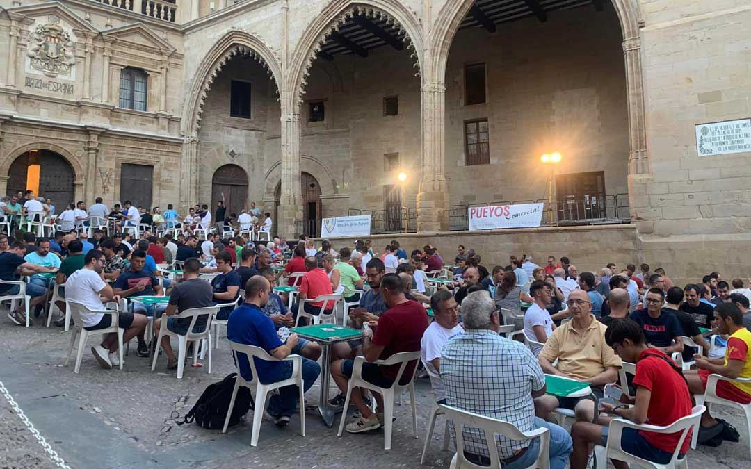 Imagen de las primeras eliminatorias de guiñote en 2023./ Ayto Alcañiz