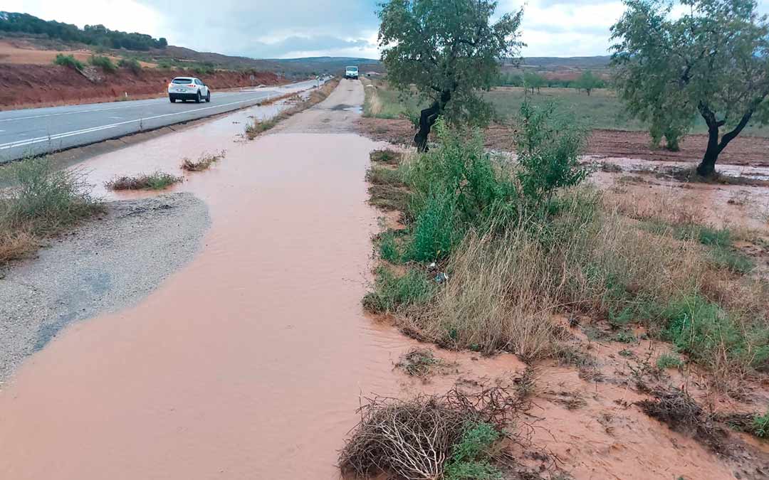 Las tormentas producidas en Muniesa./ Muniesa 