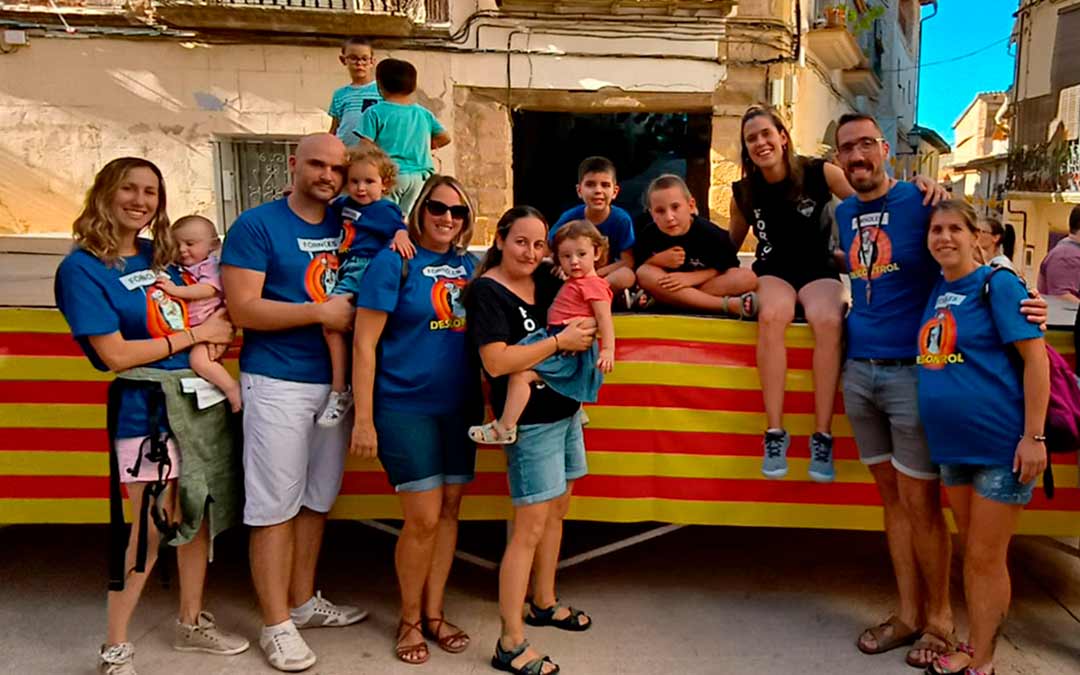 Los peñitas estuvieron presentes en el inicio de las fiestas./ M.B.