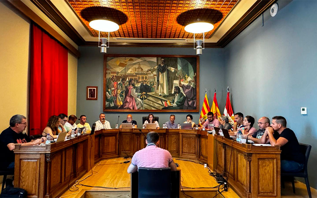 Sesión ordinaria de agosto./ Ayto. Caspe