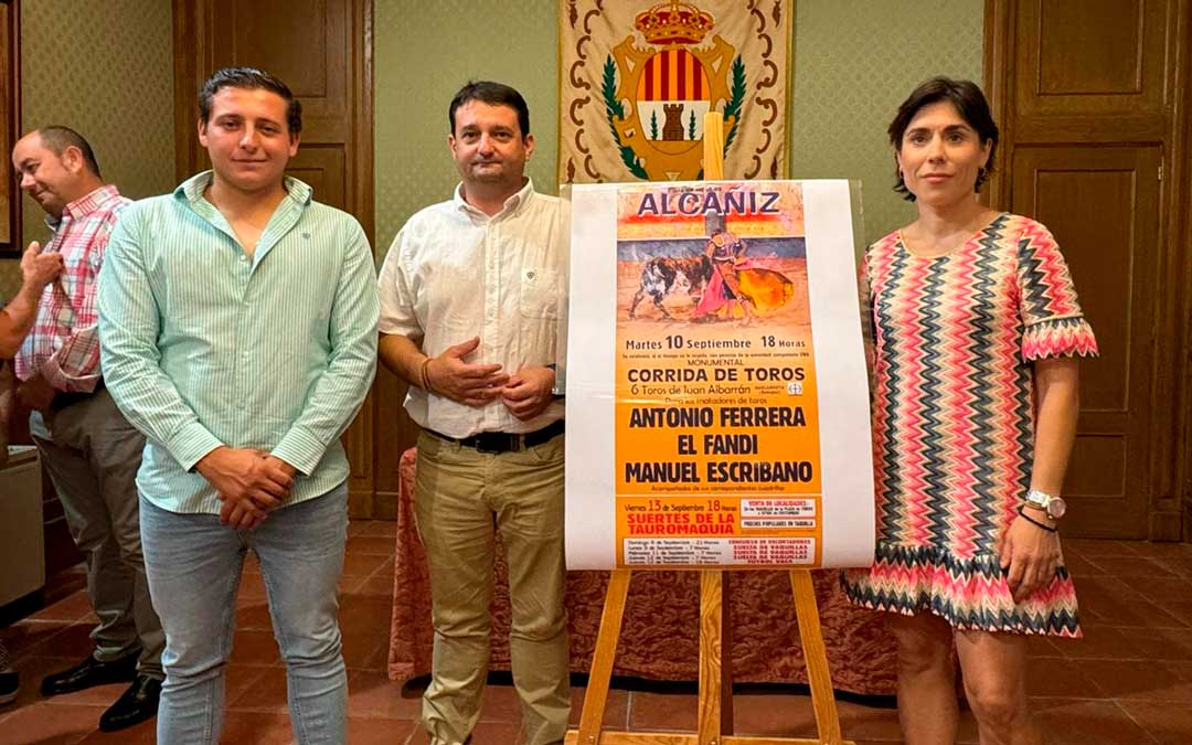 Imagen de archivo. Presentación del cartel taurino de las fiestas de Alcañiz./ Ayto Alcañiz